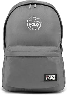 Cambridge Club Ön Bölmeli Unisex Sırt Çantası Gri̇ ürün görseli 1