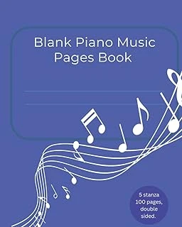 Piano Blank Sheet Music Book ürün görseli 1