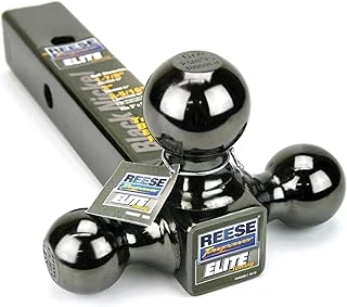 Reese Towpower 7039800 Üçlü Bilyalı Montaj, Siyah Nikel, Çok Yönlü Evrensel ürün görseli 1