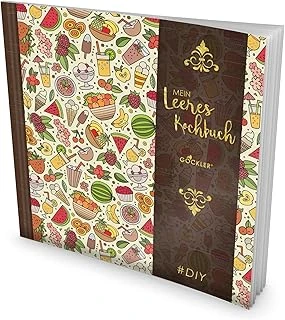 Gockler® Leeres Kochbuch: Ein Rezeptbuch Zum Selbstgestalten / Selberschreiben • Für 100 Lieblingsrezepte, Mit Register Uvm. • Designart „Sommerlich“ • Softcover, Ca. 21 X 21 Cm ürün görseli 1