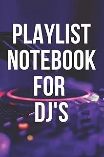 Playlist Notebook For Dj'S ürün görseli 1