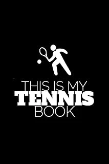 This Is My Tennis Book: Writing Journal Lined, Diary, Notebook For Men & Women ürün görseli 1
