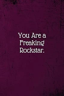 You Are A Freaking Rockstar.: Coworker Notebook (Funny Office Journals)- Lined Blank Notebook Journal ürün görseli 1