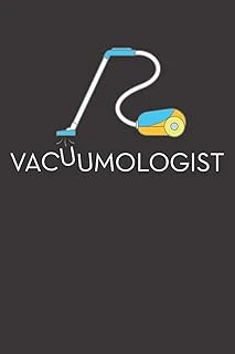 Vacuumologist: Funny Neat Freak Homemaker Housewife Vacuum Cleaner Journal Notebook Lined 6X9" ürün görseli 1