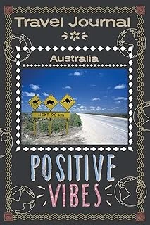 Journal - Australia: 6" X 9", Road Trip Planner, Lined Journal, Planner, Notebook, Diary, Blank Book Notebook, 100 Pages For Writing Notes ürün görseli 1