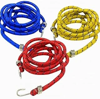 Vivaluxe Bagaj Ahtapotu 3’Lü Set, 100 Cm Sabit 1,5 M’Ye Kadar Uzayabilen Kalın, Dayanıklı Bagaj Lastiği, Metal Kancalı Gergi İpi, Araba, Bisiklet, Motosiklet, Kamp Yük Sabitleme Aparatı ürün görseli 1