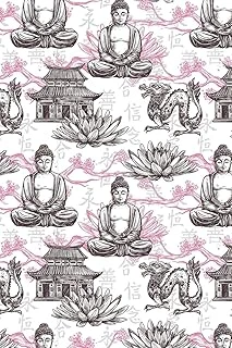 Sitting Buddha: Graph Paper Notebook, 6X9 Inch, 120 Pages ürün görseli 1