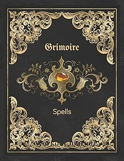 Grimoire Spells: Small Lined Spell Notebook For Witches (8.5" X 11") ürün görseli 1