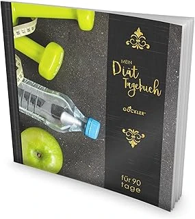 Gockler® Diät-Tagebuch: Das 90 Tage Abnehmtagebuch Zum Ausfüllen • Professionell Gestaltet, Softcover Mit Glänzendem • Motiv „Fitness“ • Ein Ernährungstagebuch Zum Abnehmen ürün görseli 1