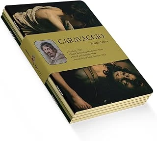 Retronote Caravaggio 4'Lü Defter Seti 2, Scream Series, Çizgisiz, 64 Sayfa, 14X21Cm ürün görseli 1