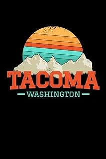 Tacoma Washington: 110 Pages Notebook/Journal ürün görseli 1