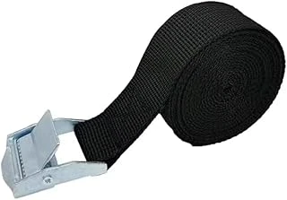 Güçlü Metal Tokali Bağlama Kayışı, 1 Metre Siyah Naylon Kayış, Bisiklet Kayak Takımı Için Hızlı Serbest Bırakma Mandallı Sabitleme Kemeri (1 Adet) ürün görseli 1