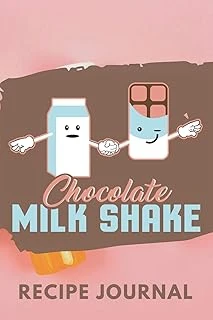 Chocolate Milk Shake Recipe Journal: 6 X 9 Inches 100 Pages Blank Recipe Notebook ürün görseli 1