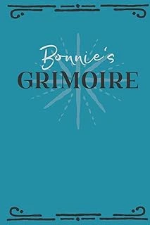 Bonnie‘S Grimoire: Personalized Grimoire Notebook (6 X 9 Inch) With 162 Pages Inside, Half Journal Pages And Half Spell Pages. ürün görseli 1
