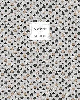 One Million Mushrooms Notebook - Ruled Pages - 8X10: (Field Edition) Fun Notebook 192 Ruled/Lined Pages (8X10 Inches / 20.3X25.4 Cm / Large Jotter) ürün görseli 1