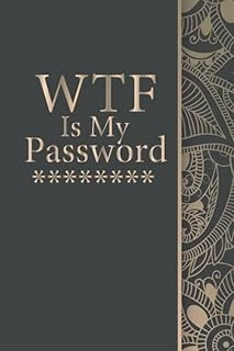 Wtf Is My Password: Gift, 6" X 9" Notebook, 120 Pages, Perfect For Notebook And Journal ürün görseli 1