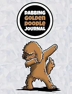 Dabbing Goldendoodle Journal: 120 Lined Pages Notebook, Journal, Diary, Composition Book, Sketchbook (8.5X11) For Kids, Goldendoodle Dog Lover Gift ürün görseli 1