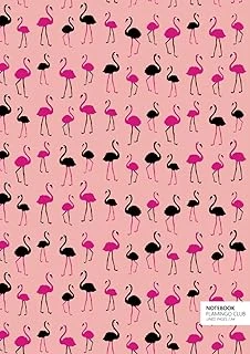 Flamingo Club Notebook - A4: (Salmon Edition) Fun Notebook 192 Lined Pages (A4 / 8.27X11.69 Inches / 21X29.7Cm) ürün görseli 1
