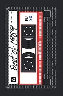 Independently Published Best Of 1989: Notizbuch Kassette Best Of 1989 Dreißig Geschenk Mottoparty 80Er 90Er Notizen Planer Tagebuch (Liniert, 15 X 23 Cm, 120 Linierte Seiten, 30. Geburtstag Spr ürün görseli 1