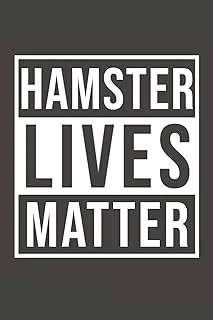 Hamster Lives Matter: Hamster Notebook 120 Lined Pages 6" X 9" ürün görseli 1