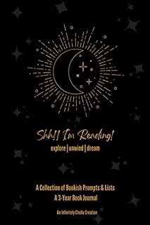 Shh!! I'M Reading! A Of Bookish Prompts & Lists | A 3-Year Book Journal: 184 Pages, 6X9 Inches, Softbound/Paperback ürün görseli 1