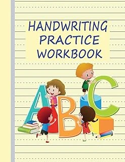 Handwriting Practice Workbook: Writing Paper & Notebook For Kids - Yellow (Stationery For Script Writing) ürün görseli 1