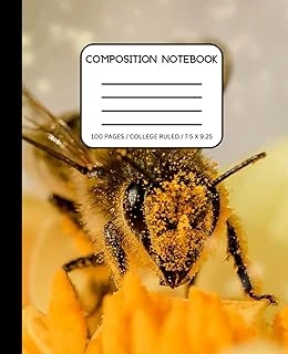 Independently Published Composition Notebook Wide College Ruled: Bees ürün görseli 1