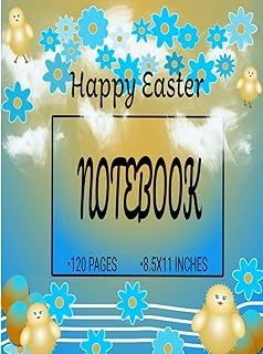 Independently Published Happy Easter Notebook/Gift For Kids And Adults/For All Ages/Use For School|Home|Office/Easter Basket Stuffer/Easter Journal/Easter Themed Notebook|Journal/Easter Gift ürün görseli 1