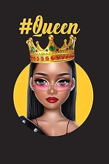 #Queen: Black Girls Notebook 120 Pages 6"X 9" Line Journals ürün görseli 1