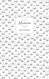 One Million Mushrooms Notebook - Ruled Pages - 5X8: (Chef Edition) Fun Notebook 96 Ruled/Lined Pages (5X8 Inches / 12.7X20.3Cm / Junior Legal Pad / Nearly A5) ürün görseli 1