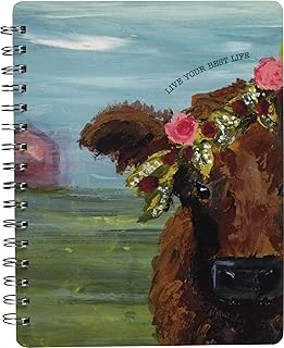 Primitives By Kathy Dostluk Galerisi Spiral Defter, 7" X 9", İyi Hayatınızı Yaşayın ürün görseli 1