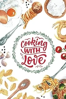 Cooking With Love: Blank Recipe Notebook And Cookbook Organizer To Note Down Your 100 Favorite Recipes ürün görseli 1