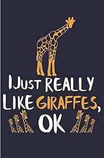 I Just Really Like Giraffes, Ok: Giraffe Notebooks And Journals Giraffe Gifts - Blank Lined Journal Notebook Planner ürün görseli 1