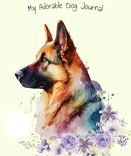 Independently Published My Adorable Dog Journal: Dog Lover German Shepherd: Keepsake, Medical Record, Memory Book ürün görseli 1