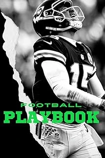 Independently Published Football Playbook: 100 Page Football Notebook With Field Diagrams For Drawing Plays, Creating Drills, And Scouting ürün görseli 1