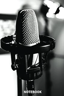 Independently Published Lined Note Book: Handy Lined Journal With Microphones On The Covers ürün görseli 1
