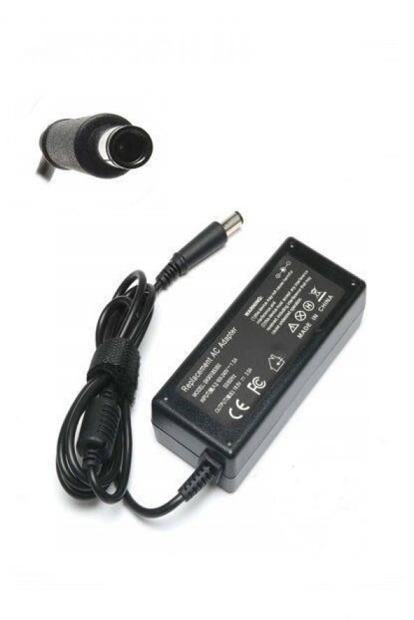 18.5 volt 3.5 amper hp adaptör hp iğneli adaptör 7.4 mm 5.0mm hp ürün görseli 1