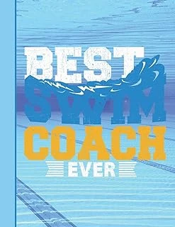 Best Swim Ever: Wide Ruled Lined Paper, Notebook Writing Journal, School Teachers Students, 100 Lined Pages 8.5 X 11 ürün görseli 1