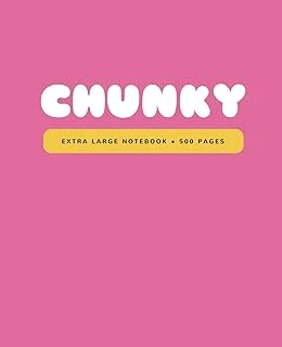 Chunky: Extra Large All-Purpose Daily Notebook, Journal, Diary / 500 Lined Pages (7.5 X 9.25 In.) (Huge Notebooks, Band 6): Volume 6 ürün görseli 1