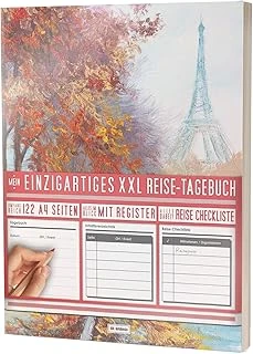 Mein Einzigartiges Xxl Reisetagebuch: 122 Seiten, Register, Kontakte / Neue Auflage Mit Reise Checkliste / Pr401 „Frankreich-Paris“ / Din A4 Cover ürün görseli 1