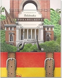 Dékokind Vokabelheft | Din A4, 84 Seiten, 2 Spalten, Register, Softcover | Es Vokabelbuch | Motiv: Spanish ürün görseli 1