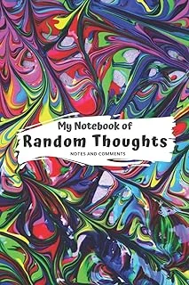 My Notebook Of Random Thoughts: Cute Notebook, Diary (110 Pages, Lined, 6 X 9) Simple Journal With A Colourful Cover For Everyday Use ürün görseli 1