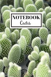 Cactus Notebook: Cactus Lover Journal Diary, 100 Pages, 6 X 9, Lined Paper With Cactus Watermark, Cactus Lover Gift ürün görseli 1