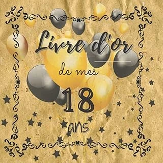 Livre D'Or De Mes Ans: Carnet D'Anniversaire De Mes Ans | Livre D'Anniversaire À Compléter | Message Et Photo À Compléter | Carnet ... Carré 21,59 Sur 21,59 Cm (French Edition) ürün görseli 1