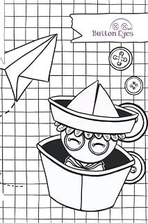 Independently Published Notebook Button Eyes Papel: Cuadriculado, Con Márgenes (Spanish Edition) ürün görseli 1