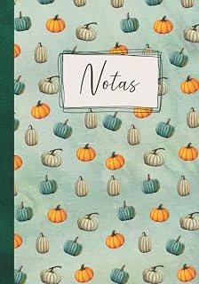 Independently Published Cuaderno De Notas Liso Diseño Calabaza: Libreta Notas, Escritos, Apuntes Y Dibujos. (Spanish Edition) ürün görseli 1