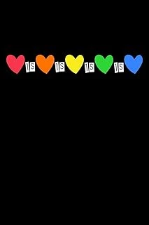Love Is Love Lgbtq Notebook: Blank Lined Journal (Best Lgbtq Gift): 6 X 9 Inches // 120 Lined Blank Pages // College Ruled ürün görseli 1
