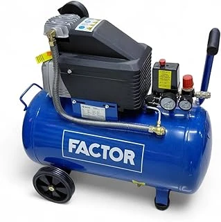 Factor Zb2550 Hava Kompresörü 2.5 50 Litre Tank 8 Bar Sanayi Tipi Güçlü Endüstriyel Kompresör ürün görseli 1