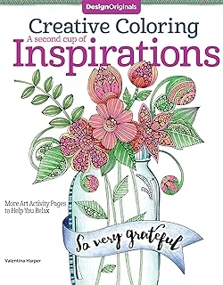 Creative Coloring A Second Cup Of Inspirations: More Activity Pages To Help You Relax: 9 ürün görseli 1