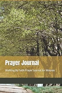 Prayer Journal: Walking By Faith Prayer Journal For Women ürün görseli 1